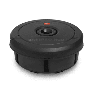 JBL BassPro Hub subwoofer za avto z globokim zvokom in zmogljivostjo.