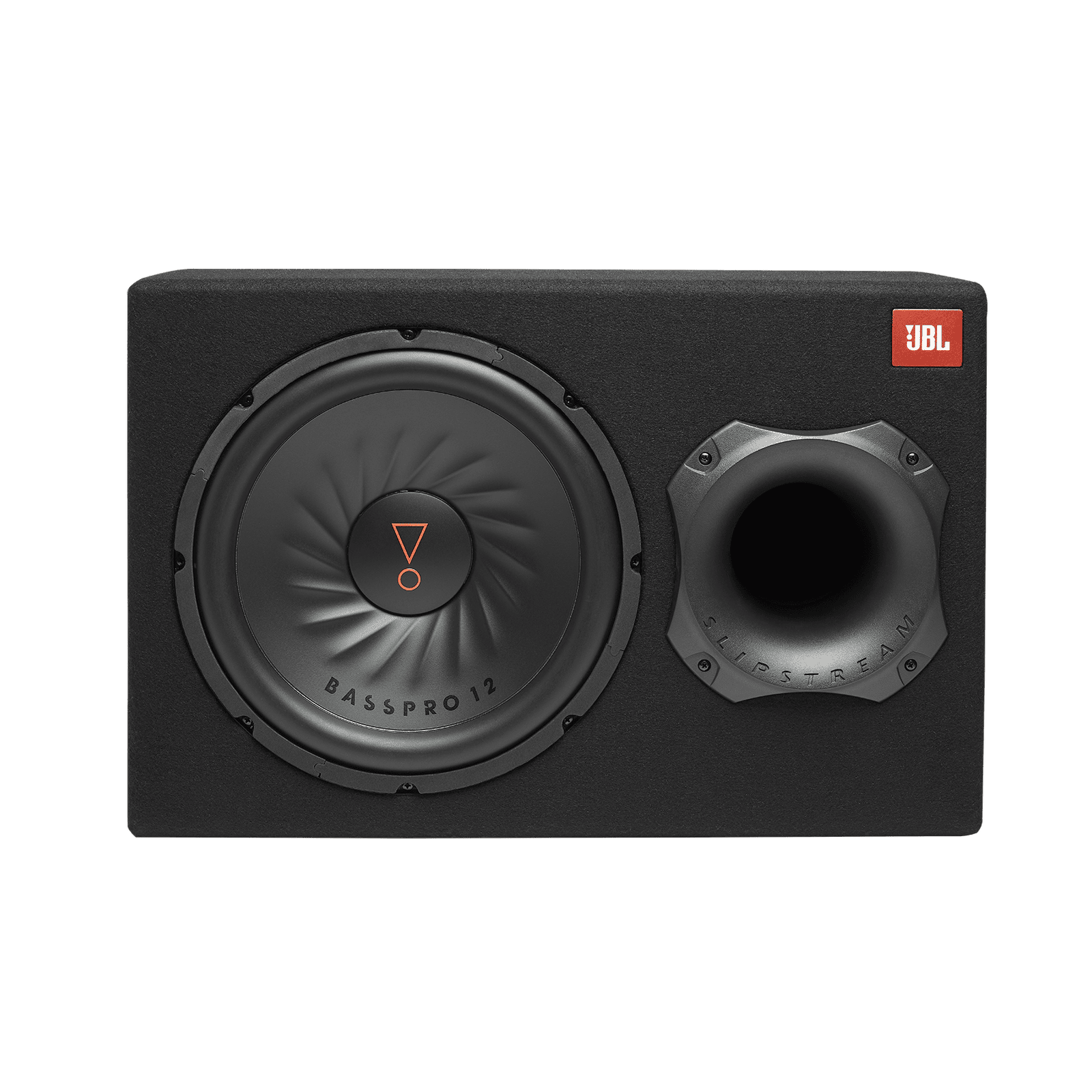 JBL BassPro12 subwoofer za avto z nizkimi toni in močnim zvokom.
