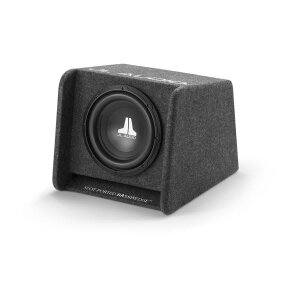 Subwoofer v ohišju JL Audio CP110-W0v3 za globok bass zvok.