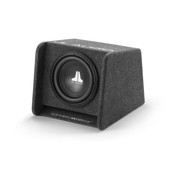 Subwoofer v ohišju JL Audio CP110-W0v3 za globok bass zvok.
